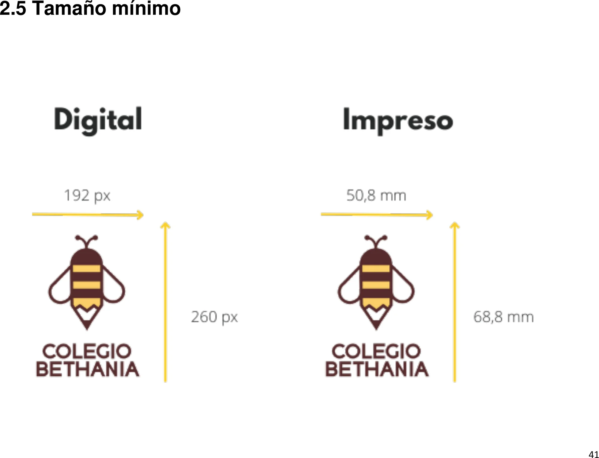 Manual de identidad visual — Instituto Bethania — imagen 2 de 8