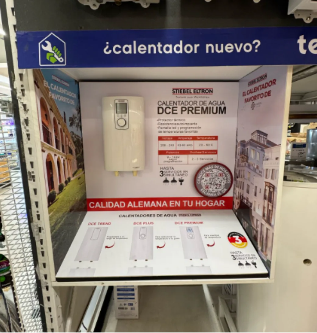 Exhibición Stiebel Eltron en Cemaco — imagen 5 de 5