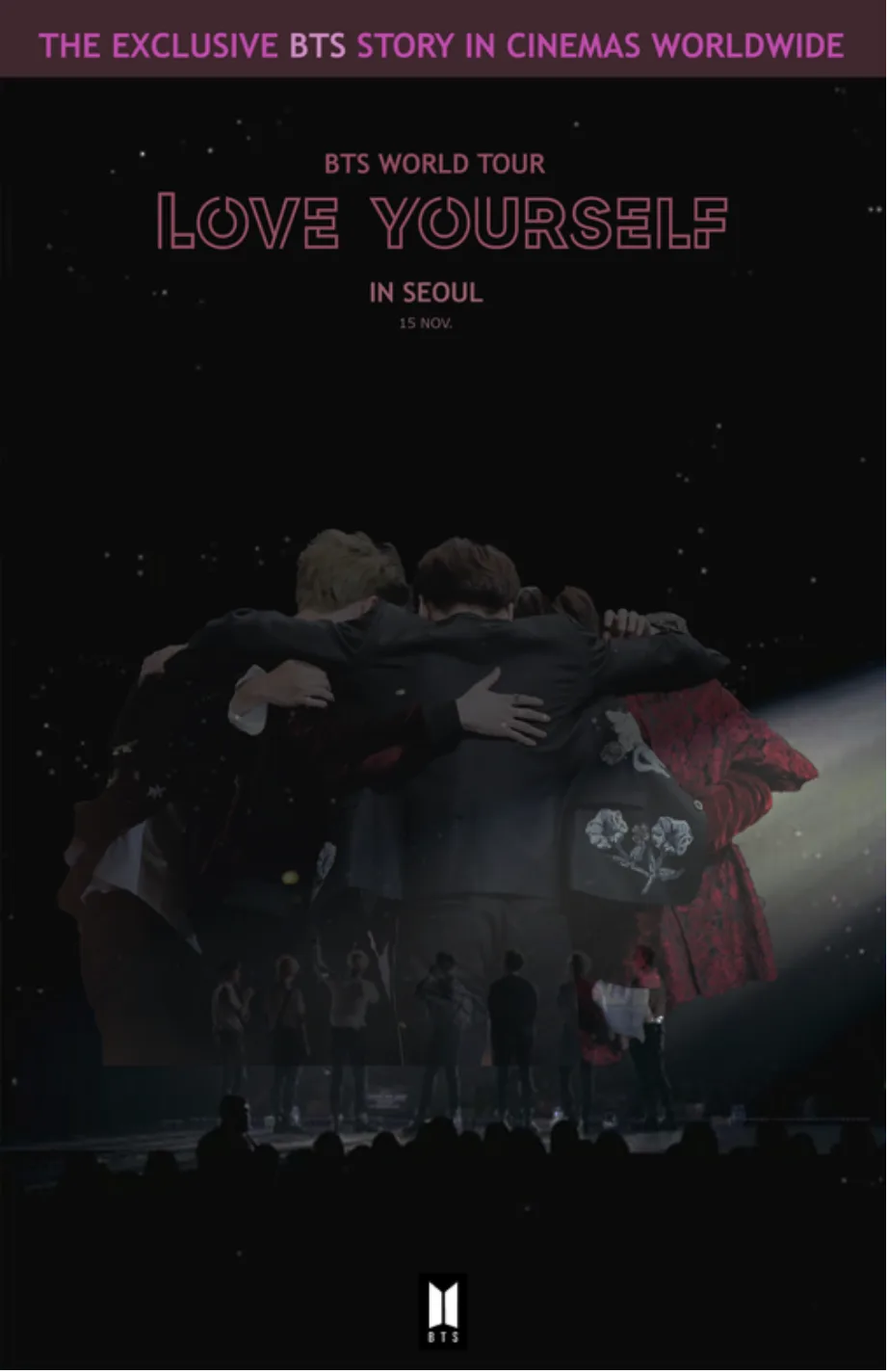 Flyer documental BTS "Love Yourself"